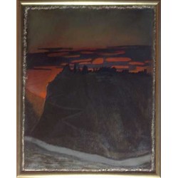 Maria Anto - Sandomierz - olej na płótnie, 81x65 cm, 2001 r. - przedmiot niedostępny